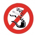 adesivo " no smoking "
